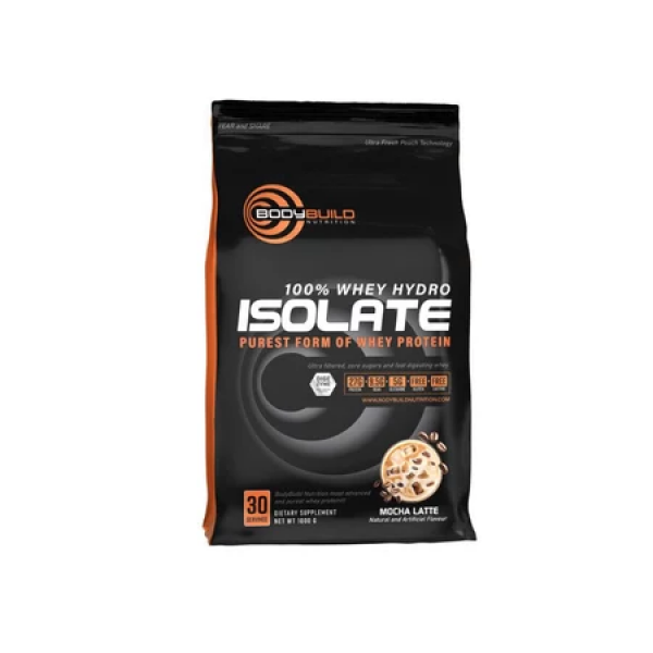BodyBuild 100% Whey Hydro Isolate 2.2lbs Purest Form Of Whey Isolate With Digezyme Technology Halal Protein