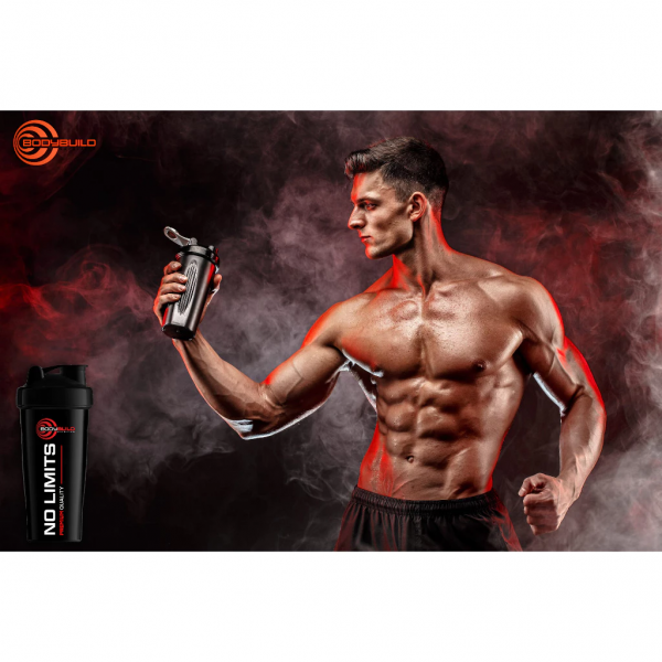 BodyBuild Premium MMX Protein Shaker Blender Mixer Bottle Water Bottle Sports Fitness Gym BPA Free Bottle