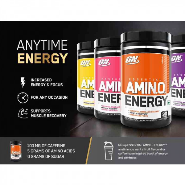 ON Amino Energy Pre workout + Amino, muscle recovery Essential AMINO Energy, Pre workout